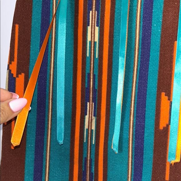 Girls Colorful Southwestern Western Vest Size 10/12 Handmade - Picture 10 of 11